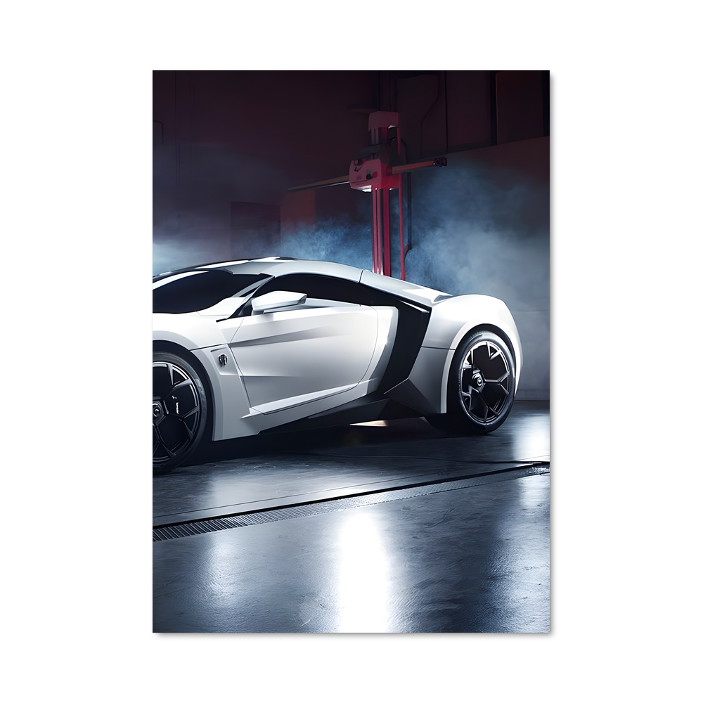 Poster captivant W motors